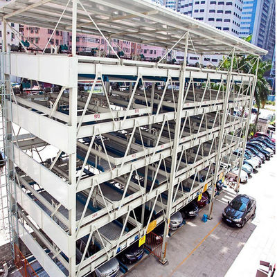 คุณภาพ  1000kg Load Hydraulic Lift Car Parking Residential Car Stackers For Garages โรงงาน