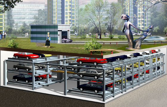 สถานที่จอดรถอัจฉริยะ ลิฟท์โรงรถ 80-120 คัน