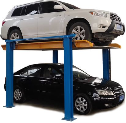 เครื่องยกน้ําอัตโนมัติ ที่จอดรถบ้าน 2500kg 4 Post Garage Lift PLC Control
