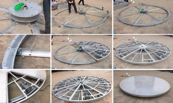 ระบบควบคุม PLC การยกรถยนต์ Rotator การตัด Edge การแก้ไขสําหรับภาระหนักและความจุการยกการใช้งาน