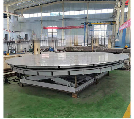 ห้องนิทรรศการ โพลตฟอร์มหมุนรถยนต์ 8000Kgs การจอดรถยนต์ Turntable